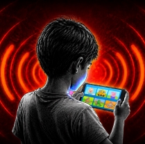 Smartphones & children - why does no-one mention the wireless radiation? This is a real scandal! photo